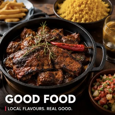 Good food in South Africa